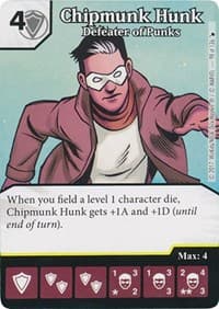 Chipmunk Hunk - Defeater of Punks - The Mighty Thor - Dice Masters card