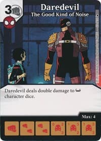 Daredevil - The Good Kind of Noise - The Mighty Thor - Dice Masters card