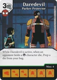 Daredevil - Parker Protector - The Mighty Thor - Dice Masters card
