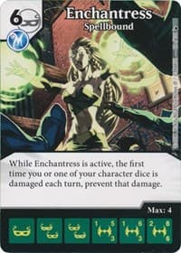 Enchantress - Spellbound - The Mighty Thor - Dice Masters card
