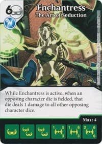 Enchantress - The Art of Seduction - The Mighty Thor - Dice Masters card
