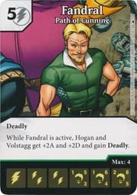 Fandral - Path of Cunning - The Mighty Thor - Dice Masters card
