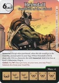 Heimdall - Guardian of the Bifrost - The Mighty Thor - Dice Masters card