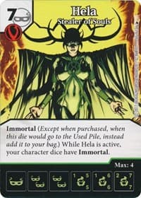 Hela - Stealer of Souls - The Mighty Thor - Dice Masters card