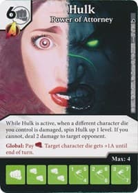 Hulk - Power of Attorney - The Mighty Thor - Dice Masters card