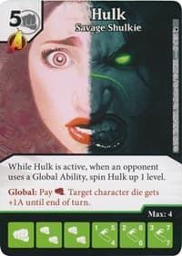 Hulk - Savage Shulkie - The Mighty Thor - Dice Masters card