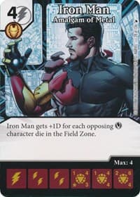 Iron Man - Amalgam of Metal - The Mighty Thor - Dice Masters card