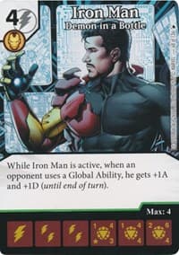 Iron Man - Demon in a Bottle - The Mighty Thor - Dice Masters card