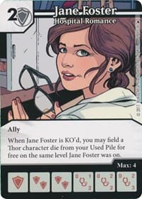 Jane Foster - Hospital Romance - The Mighty Thor - Dice Masters card