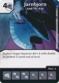 Jarnbjorn - And My Axe - The Mighty Thor - Dice Masters card