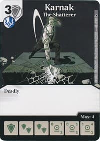Karnak - The Shatterer - The Mighty Thor - Dice Masters card