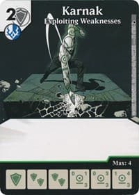 Karnak - Exploiting Weaknesses - The Mighty Thor - Dice Masters card