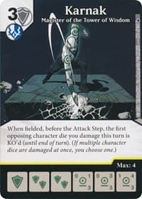 Karnak - Magister of the Tower of Wisdom - The Mighty Thor - Dice Masters card