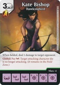 Kate Bishop - Hawkingbird - The Mighty Thor - Dice Masters card