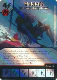 Malekith - 13th Son of a 13th Son - The Mighty Thor - Dice Masters card