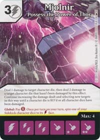 Mjolnir - Possess the Power of Thor - The Mighty Thor - Dice Masters card