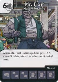 Mr. Fixit - Muscle for Hire - The Mighty Thor - Dice Masters card