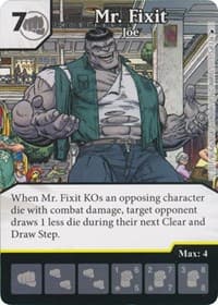Mr. Fixit - Joe - The Mighty Thor - Dice Masters card