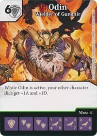 Odin - Wielder of Gungnir - The Mighty Thor - Dice Masters card