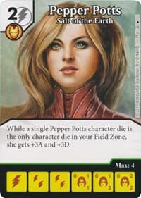 Pepper Potts - Salt of the Earth - The Mighty Thor - Dice Masters card