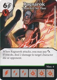 Ragnarok - Thou Art No Thor - The Mighty Thor - Dice Masters card
