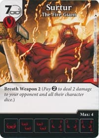 Surtur - The Fire Giant - The Mighty Thor - Dice Masters card