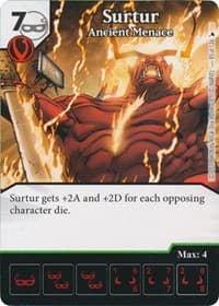 Surtur - Ancient Menace - The Mighty Thor - Dice Masters card