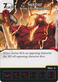 Surtur - Bring Forth Ragnarok - The Mighty Thor - Dice Masters card