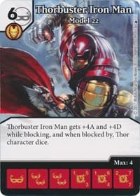 Thorbuster Iron Man - Model 22 - The Mighty Thor - Dice Masters card