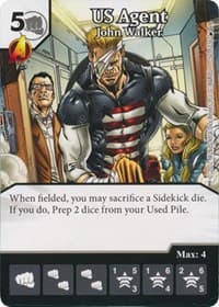 US Agent - John Walker - The Mighty Thor - Dice Masters card