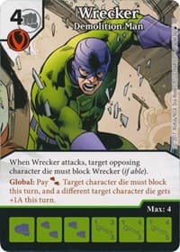 Wrecker - Demolition Man - The Mighty Thor - Dice Masters card