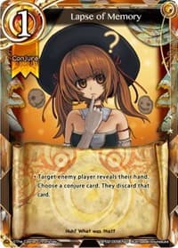 Lapse of Memory - pith DIMENSION BATTLE ROYALE - The Caster Chronicles card