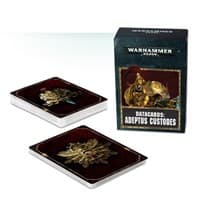 Warhammer: 40K - Datacards: Adeptus Custodes - Warhammer Game Accessories - Warhammer Game Accessories card