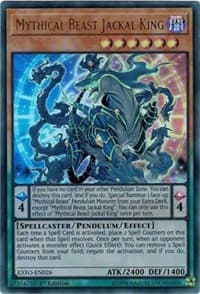 Mythical Beast Jackal King - Extreme Force - YuGiOh card
