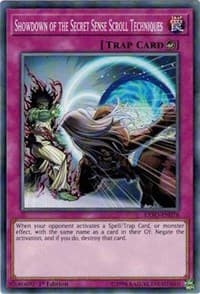 Showdown of the Secret Sense Scroll Techniques - Extreme Force - YuGiOh card
