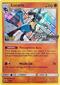 Lucario - SM95 (Prerelease) [Staff] - SM Promos - Pokemon card