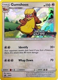 Gumshoos - SM97 (Prerelease) [Staff] - SM Promos - Pokemon card