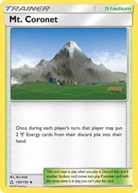 Mt. Coronet - SM - Ultra Prism - Pokemon card