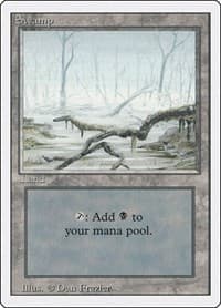Swamp (A) - Revised Edition - Magic: The Gathering card