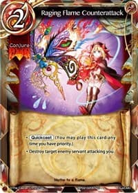 Raging Flame Counterattack - pith DIMENSION BATTLE ROYALE - The Caster Chronicles card