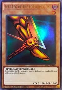 Left Leg of the Forbidden One - The Lost Art Promotion - YuGiOh card
