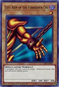 Left Arm of the Forbidden One - The Lost Art Promotion - YuGiOh card