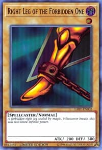 Right Leg of the Forbidden One - The Lost Art Promotion - YuGiOh card