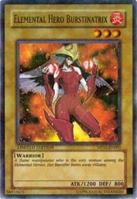 Elemental HERO Burstinatrix - Mattel Action Figure Promos: Series 3 - YuGiOh card