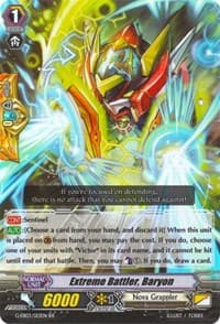 Extreme Battler, Baryon - G-EB03: The GALAXY STAR GATE - Cardfight Vanguard card