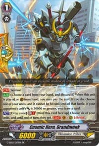 Cosmic Hero, Grandmonk - G-EB03: The GALAXY STAR GATE - Cardfight Vanguard card