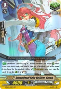 Dimensional Robo Outfitter, Cassie - G-EB03: The GALAXY STAR GATE - Cardfight Vanguard card