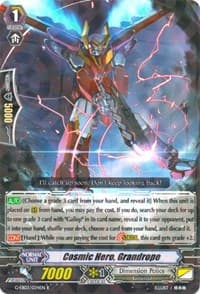 Cosmic Hero, Grandrope - G-EB03: The GALAXY STAR GATE - Cardfight Vanguard card
