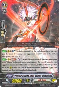 Fierce Attack Star-vader, Dubnium - G-EB03: The GALAXY STAR GATE - Cardfight Vanguard card