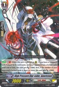 High Pressure Star-vader, Americium - G-EB03: The GALAXY STAR GATE - Cardfight Vanguard card